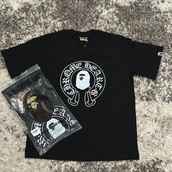 BAPE x Chrome Hearts  T-shirt Black