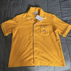 Casablanca Yellow Towelling Shirt
