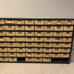 World War II Metal Storage Cabinet