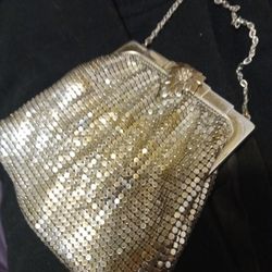 STERLING SILVER METAL PURSE