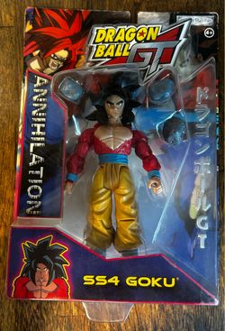 VTG 2004 Dragon Ball GT Annihilation SS4 Goku Jakks Pacific Action Figure 5"