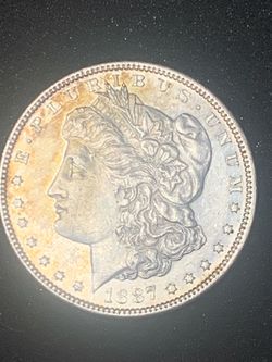 Proof like 1887 Morgan Silver Dollar Coin