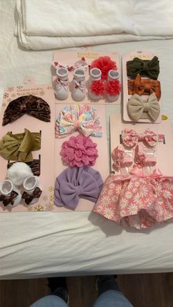 Baby  girl accessories all for $15