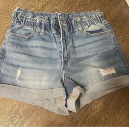 High waisted Denim shorts
