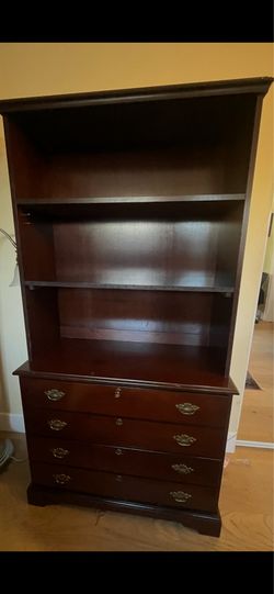 Bookshelf and filing cabinet