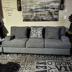 Gray Chenille 90” Sofa
