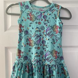 Beautiful Little Mermaid Dress for Girls Size Small (6) 🧜‍♀️🩵✨