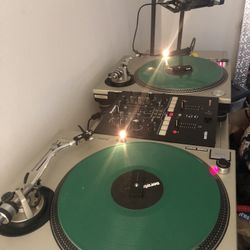 2 Sl1200mk2 Mixer And Phase 