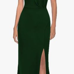 WOOSEA Women Sleeveless High Neck Sexy Split Evening Cocktail Party Maxi Long Formal Dress