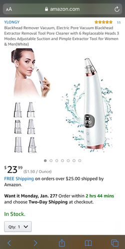 Brand New/Blackhead Vacuum