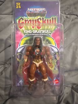 King Greyskull Origins early backer exclusive 2024 in protector perfect condition