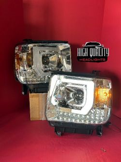 GMC Sierra 2014-2018 headlights