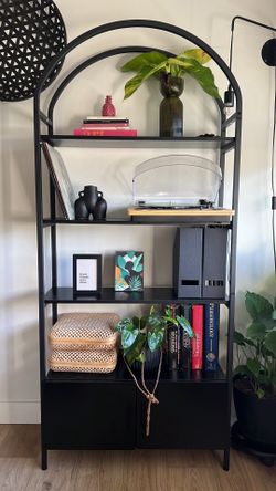 Arch shelves, book case