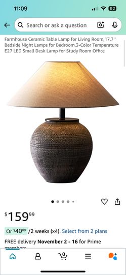 Ceramic Table Lamp