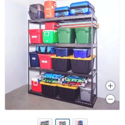 SafeRacks Garage Shelving 24"×72"×84"h $150