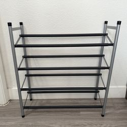Adjustable 3-Shelf Shoe Rack – Sturdy & Space-Saving 