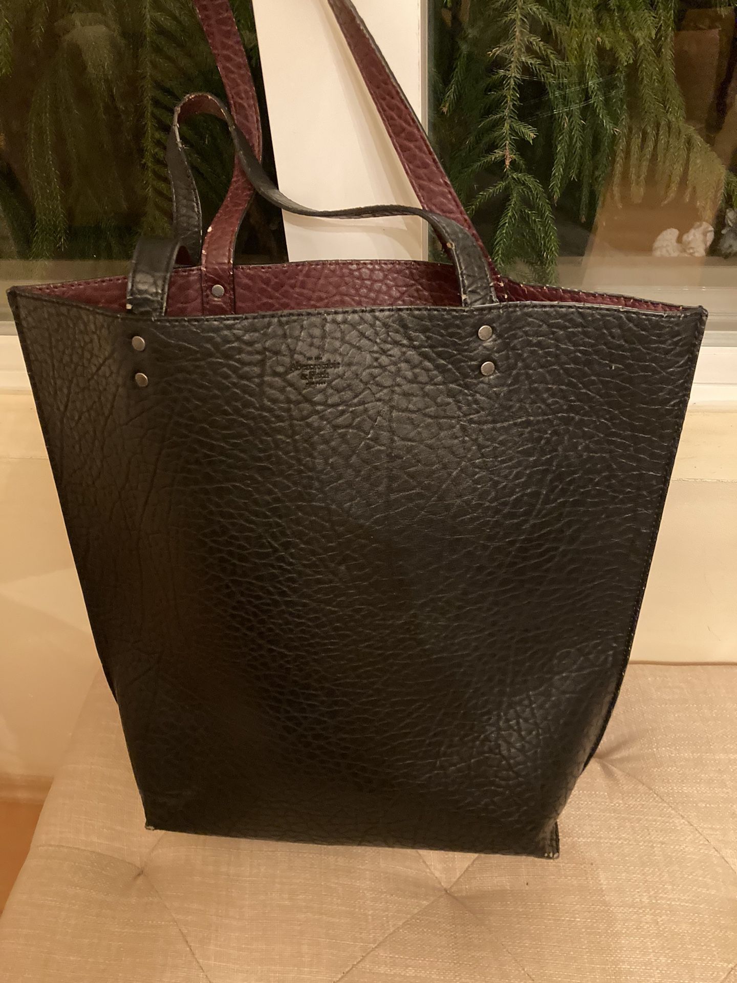 Abercrombie Leather Shoulder Bag 