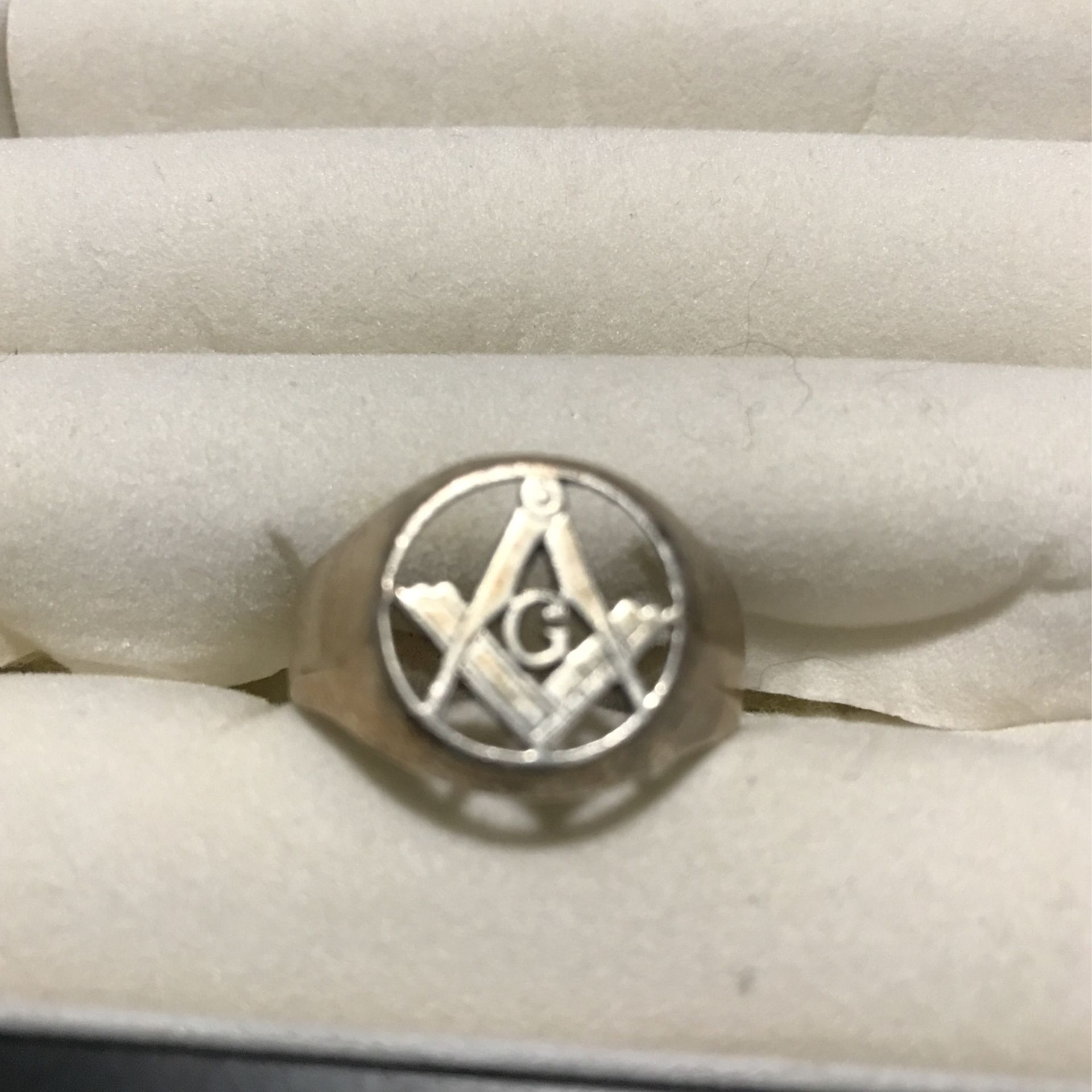 925 Silver Masonic Ring