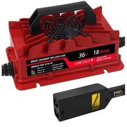 36 Volt Golf Carts Battery Charger for 18 AMP EZ GO TXT, with Type EZGO TXT Plug,4-6 Hour Full Charge,Golf Cart Battery Charger,36v Golf Cart Charger