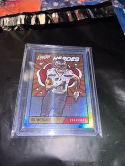 Dk metcalf absolute heroes football insert card Seahawks