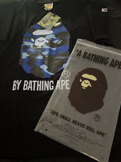 Bape Blue Camo shirt