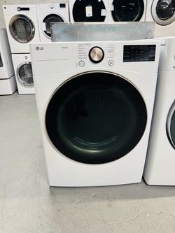 LG electric dryer – receipt with a 90-day warranty.