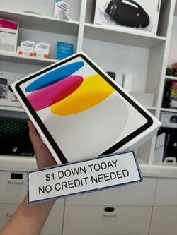 Apple IPad 10th Gen Tablet NEW - Pay $1 DOWN AVAILABLE - NO CREDIT NEEDED