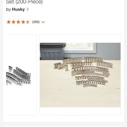 Drive Socket Set 1/4 in., 3/8 in. and 1/2 in. Drive Socket Set (200-Piece)