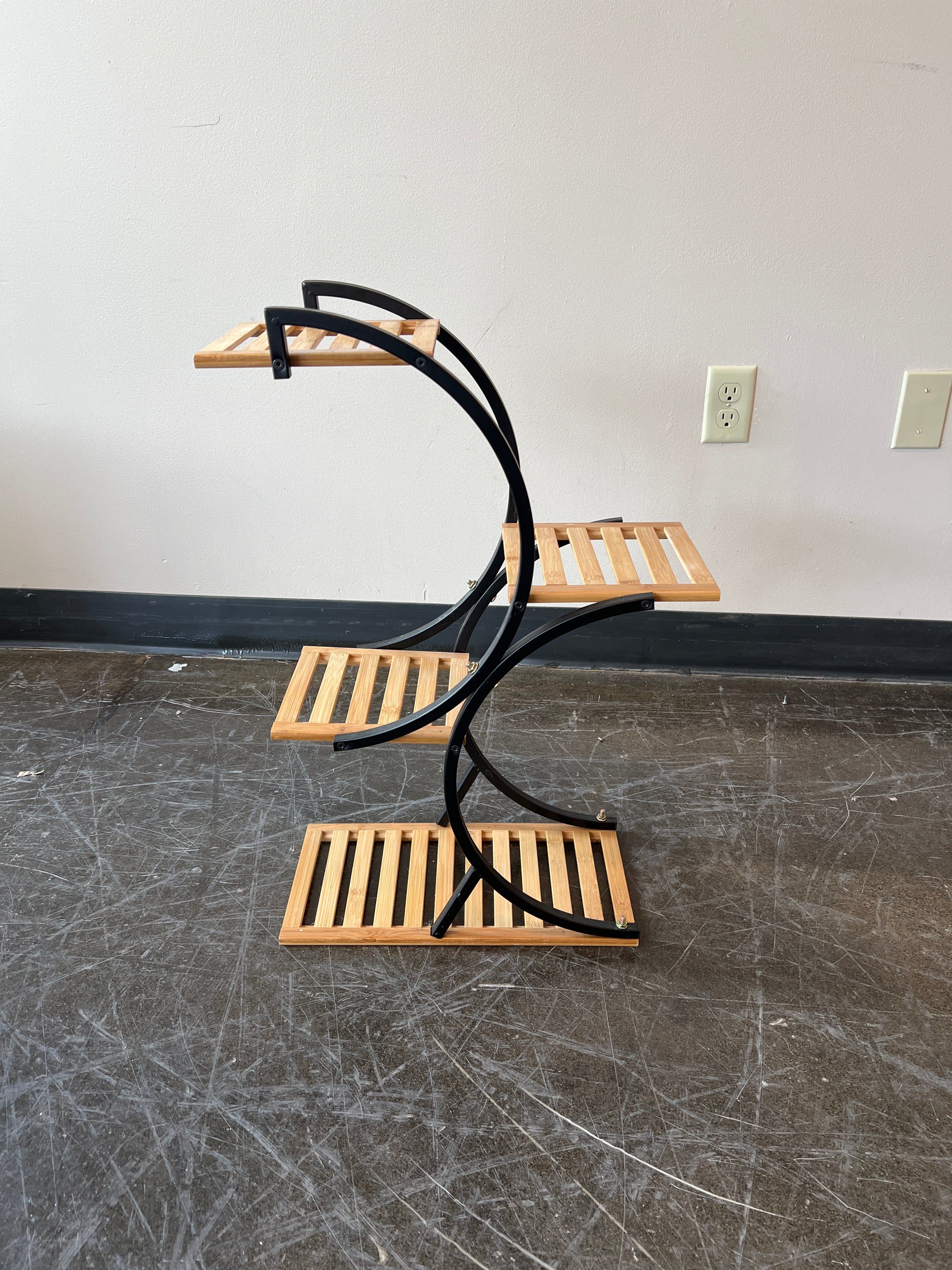 Tommy Gate Three-Tier Bamboo Shelf