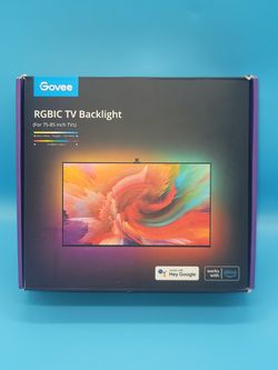 Govee Envisual LED Backlights for 75-85 inch TVs, 16.4ft RGBIC WiFi  DreamView T1 TV Backlights with Camera, Works with Alexa & Google  Assistant, App