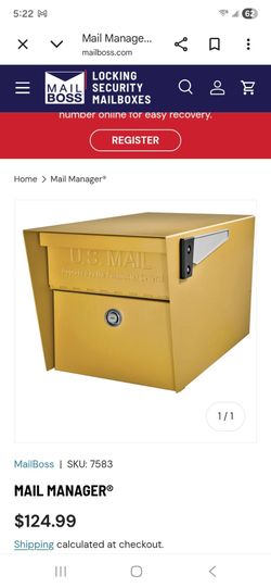 Locking Mailbox - New in Box