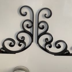 Cast iron Brackets- Antique very Heavy