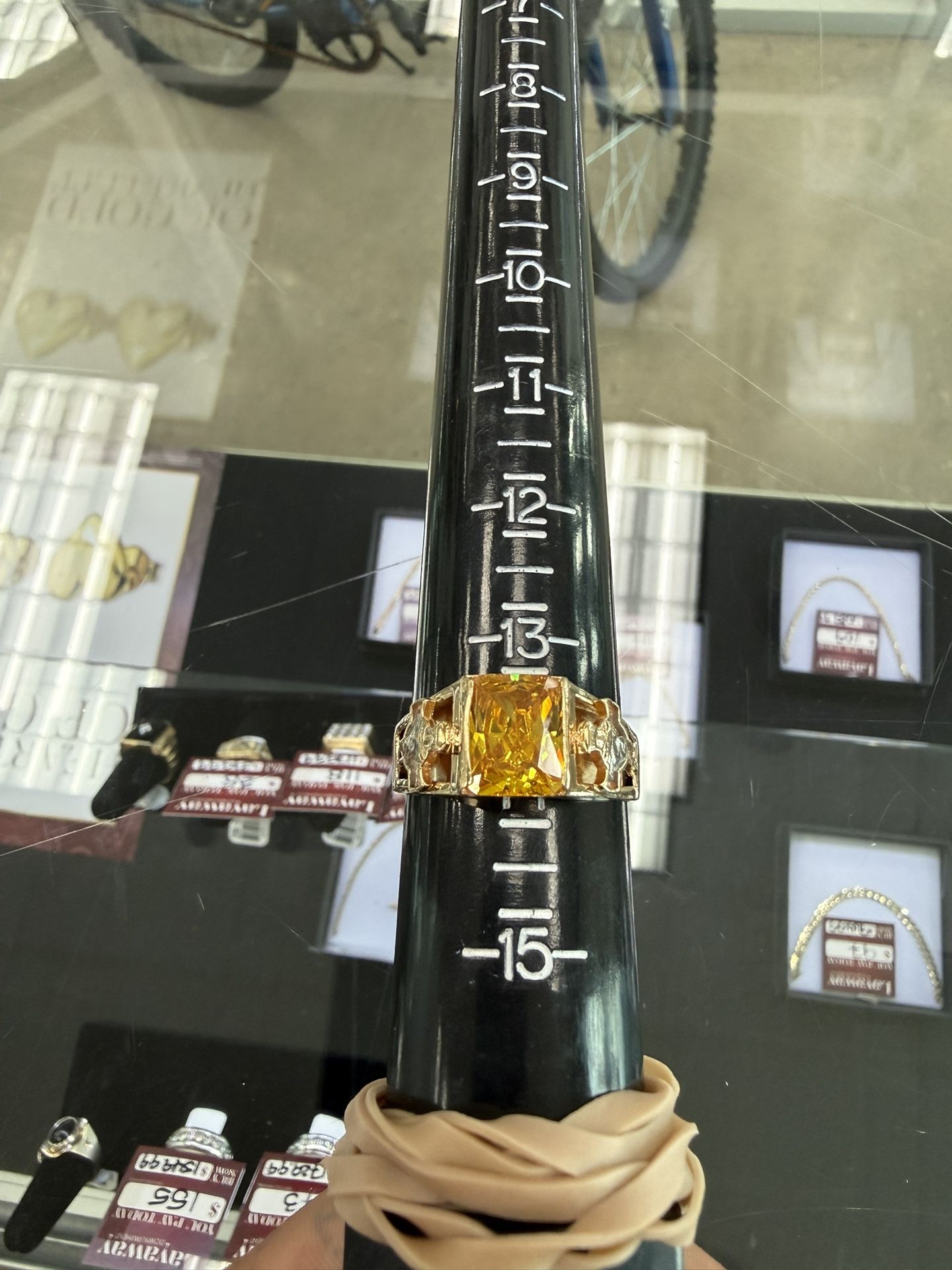 Religious Birthstone Ring