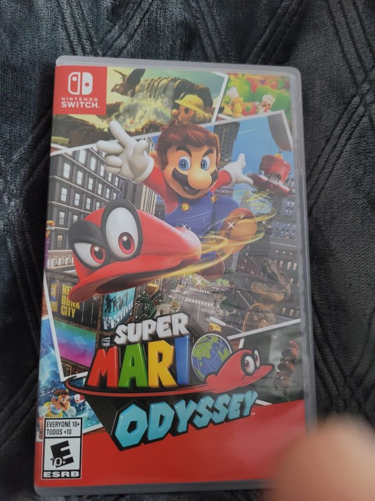 Nintendo Switch "SUPER MARIO ODYSSEY " game cartridge