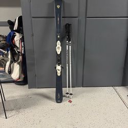 154 Cm Skis And Poles