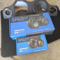 Audiocontrol 6.5s N Tweeters N Rack New $240 Firm