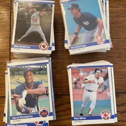 1984 Fleer Baseball Complete Set (660) Sharp NM-MT Mattingly RC / Strawberry RC