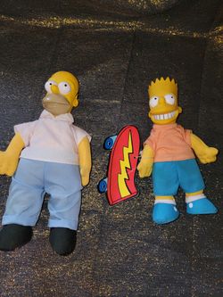 Homer & Bart Simpson Figurines