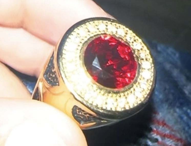 Ruby Gold Diamond Ring