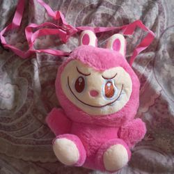 Pink Labubu Backpack 