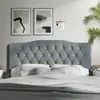 Gray King Size Headboard 