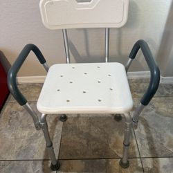 Shower Chair w/back & arm rests