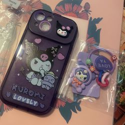 Kuromi Purple iPhone 14 Case 