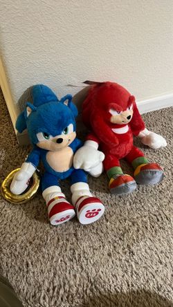 Sonic the Hedgehog and Knuckles Build a Bear set of 2