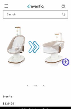 Evenflo baby swing
