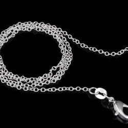 NEW 925 Silver Plated Rolo Cable Chain Link 18” Necklace