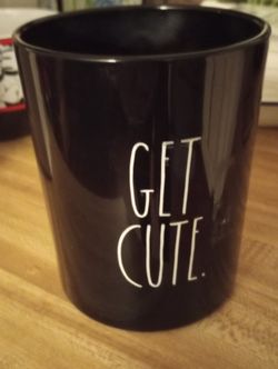 Rae Dunn Make-up Brush Container 