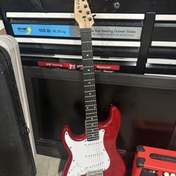 Electric Guitar With Amp