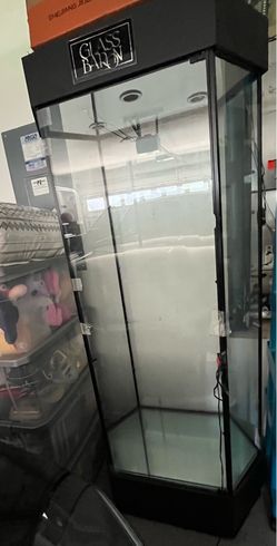 Glass showcase for sale