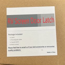 Rv Screen Door Latch 